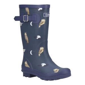 Cotswold Childrens/Kids Woodland Owl Galoshes / Blue